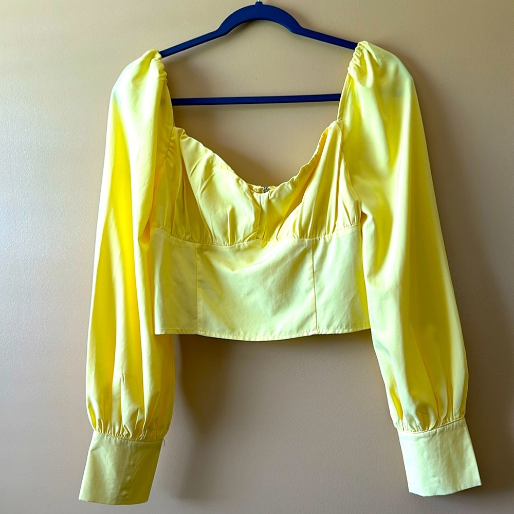 Yellow Fashion Nova Top